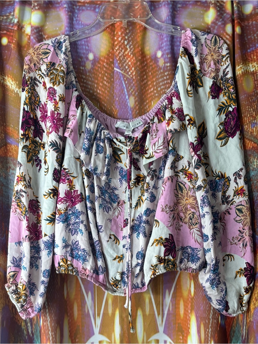 gorgeous floral print blouse